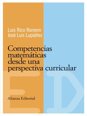 cover image of Competencias matemáticas desde una perspectiva curricular